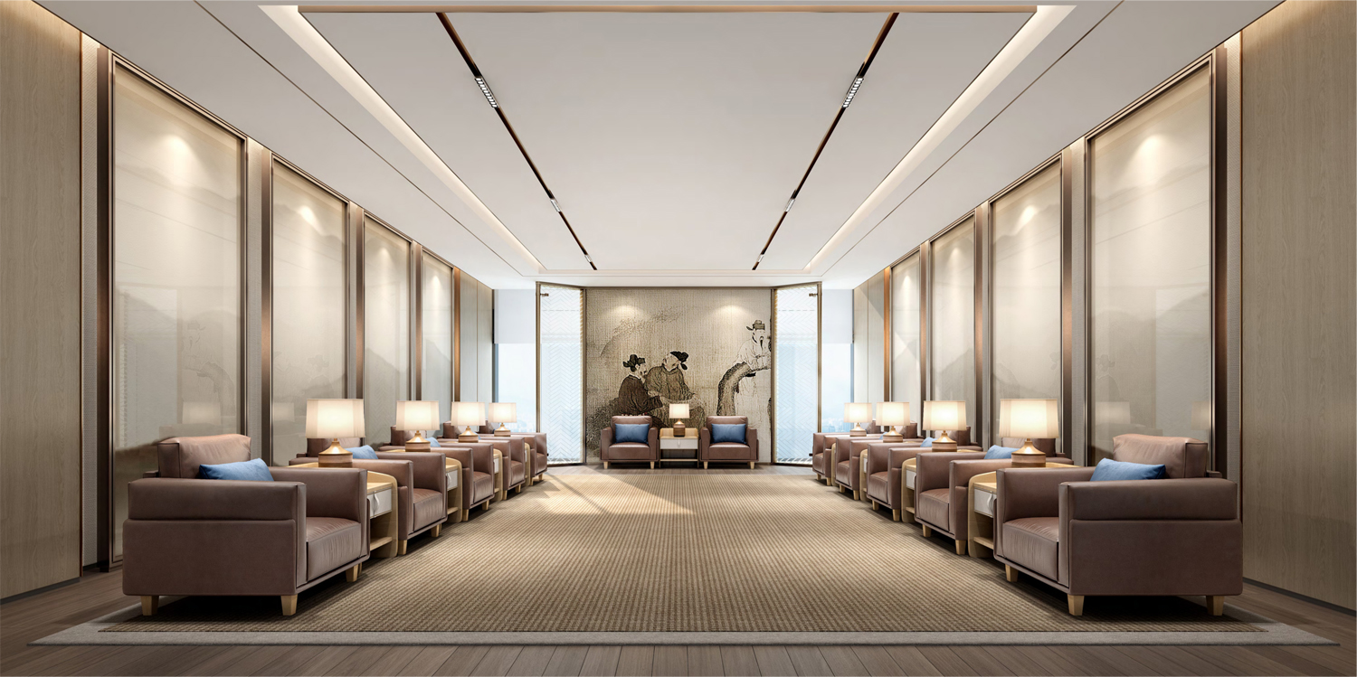 铜陵企业总部进阶之路，合肥半山装饰雕琢高端办公空间(图2)