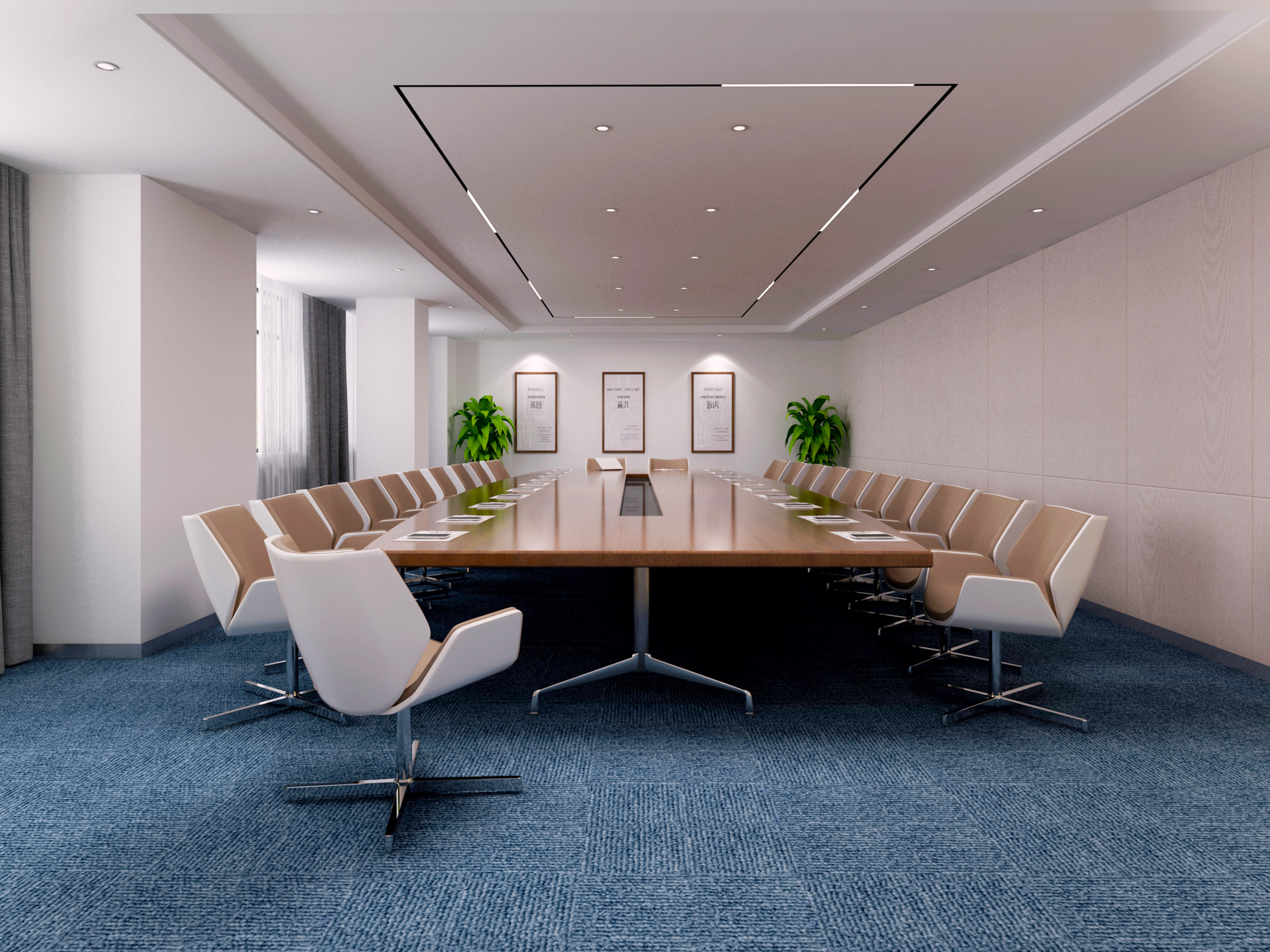 从蓝图到实景丨合肥装修公司专研办公楼全案落地(图2)