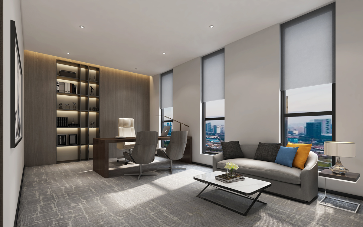 巢湖英和科技6000平方办公楼装修(图6) 巢湖英和科技6000平方办公楼装修(图6)