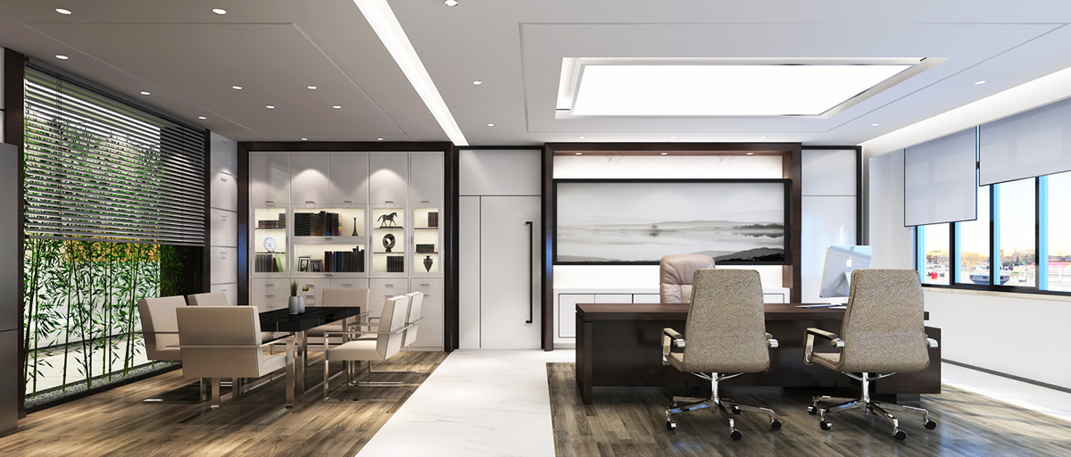 吴山健浩3000m²现代简约办公楼装修项目(图6)