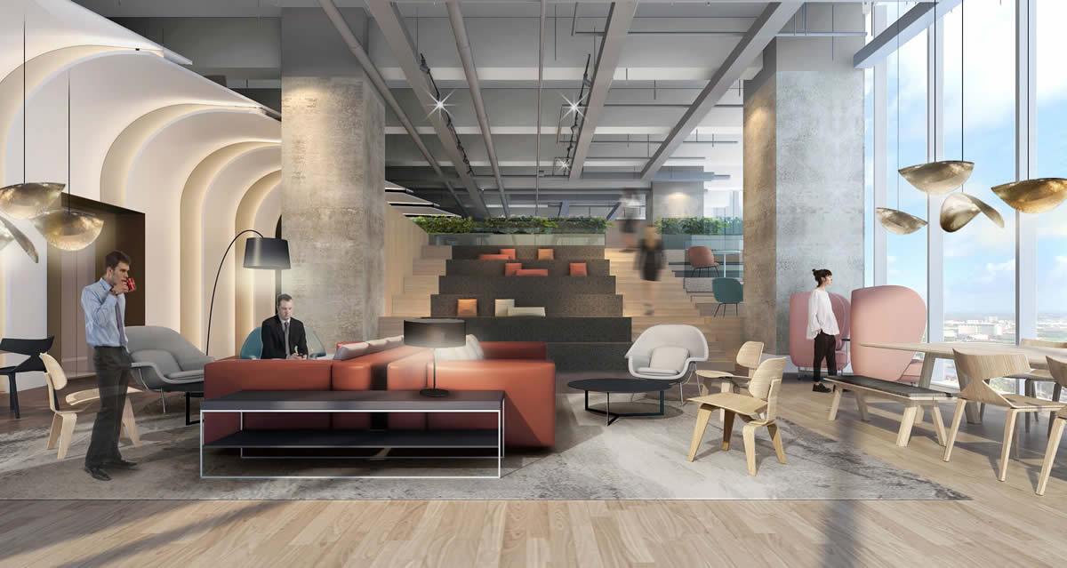 中天科技7000平办公楼装修设计项目(图5) 中天科技7000平办公楼装修设计项目(图5)