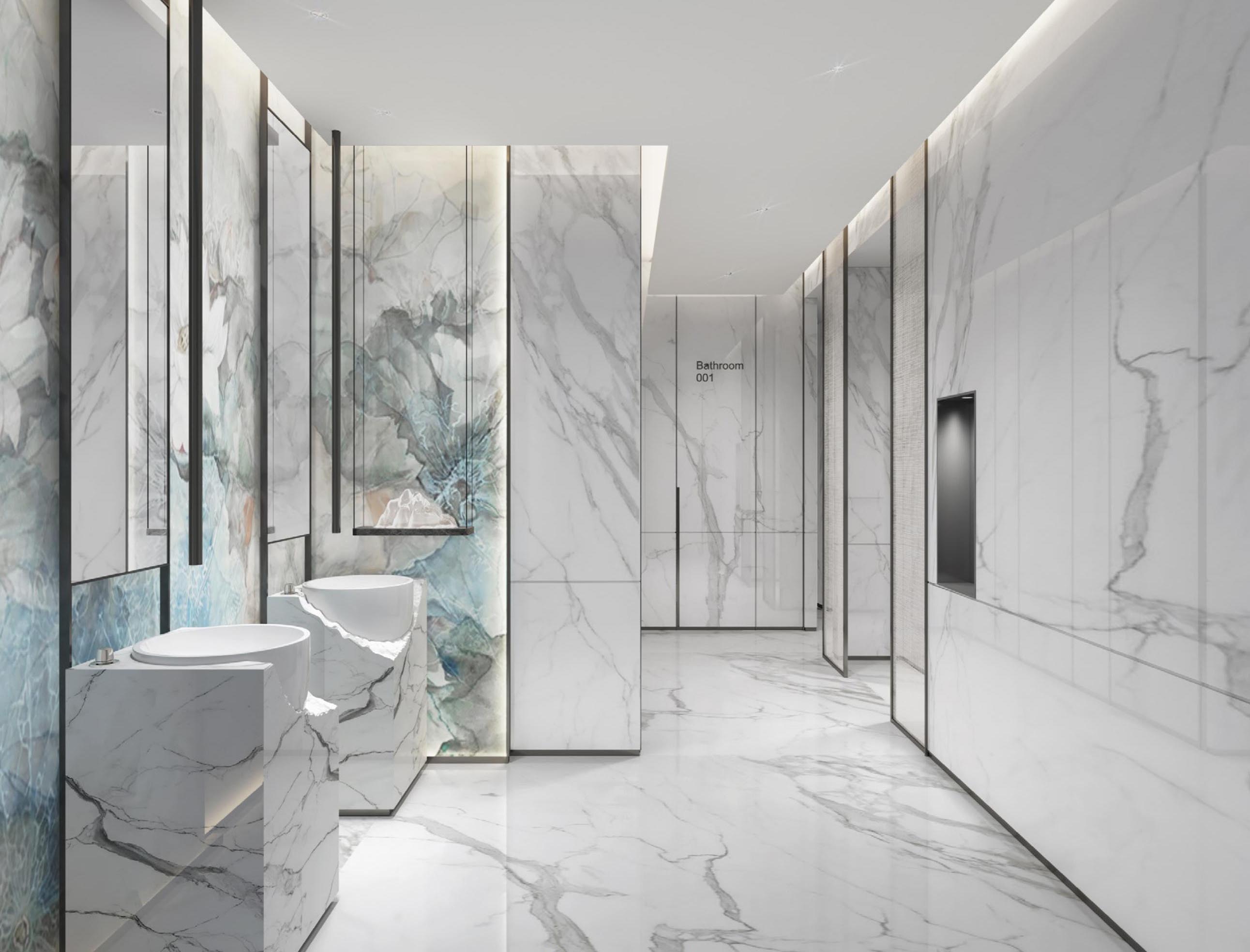 太平·某山庄新中式1200平方售楼部装饰装修工程(图7)