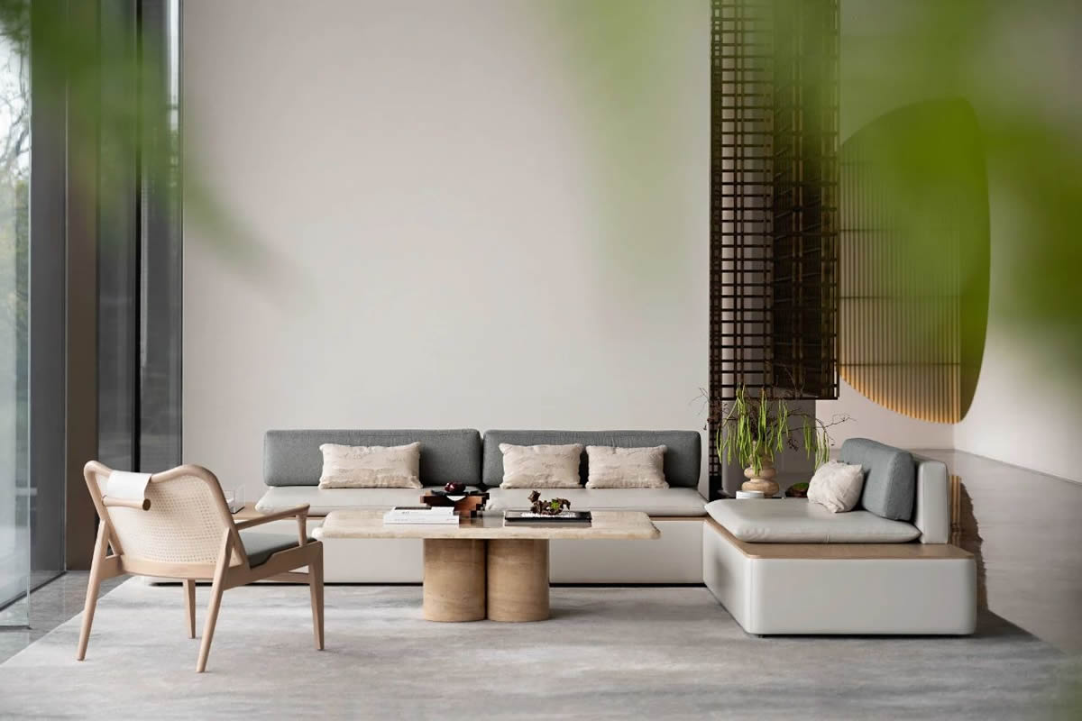 广德·中粮江山誉景售楼部新中式装饰装修工程(图5) 广德·中粮江山誉景售楼部新中式装饰装修工程(图5)