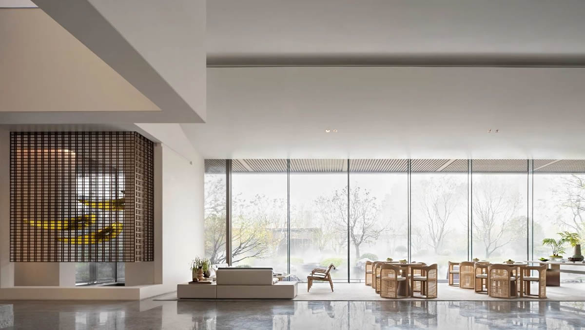 广德·中粮江山誉景售楼部新中式装饰装修工程(图6) 广德·中粮江山誉景售楼部新中式装饰装修工程(图6)