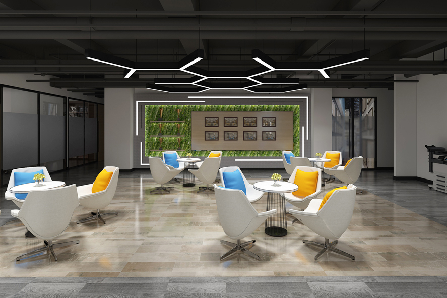 合肥600平半山装饰分公司工业风装修设计案例(图5)