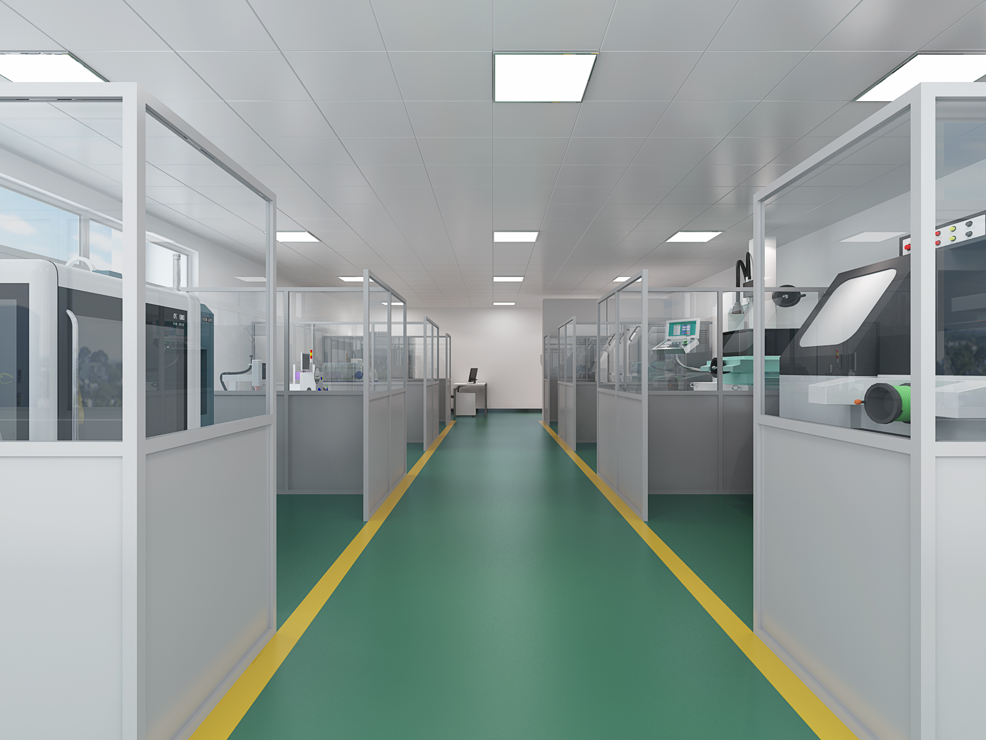 安徽英和电气现代厂房及办公楼装修项目(图3) 安徽英和电气现代厂房及办公楼装修项目(图3)