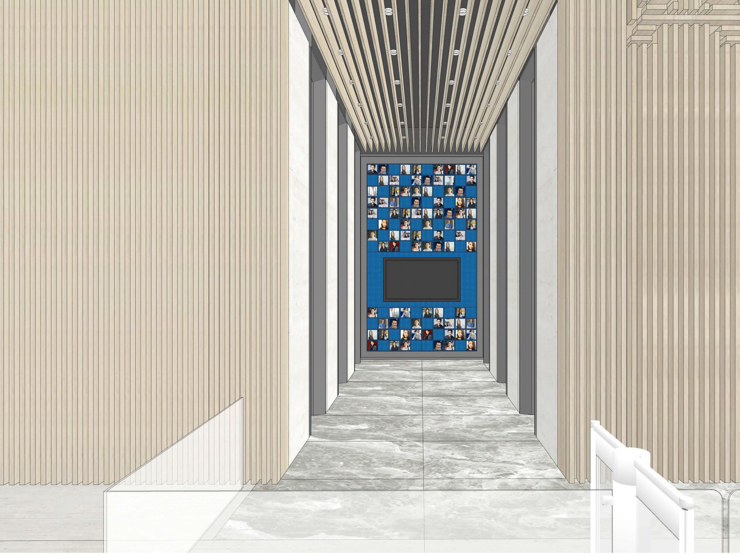 淮北金融科技3000平方办公楼装修设计项目(图3)