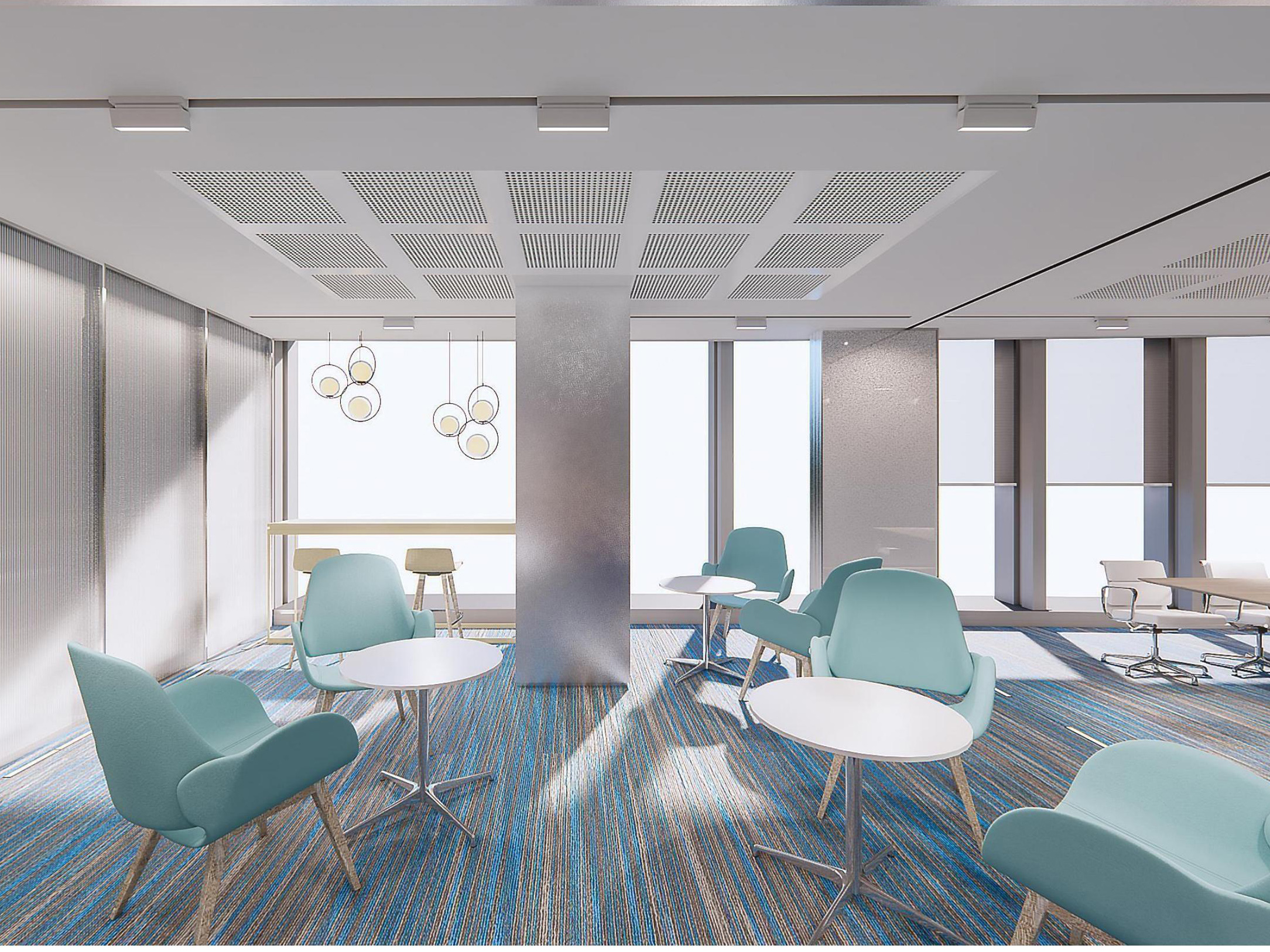 滁州2800平方现代简约办公楼装修设计项目(图5)