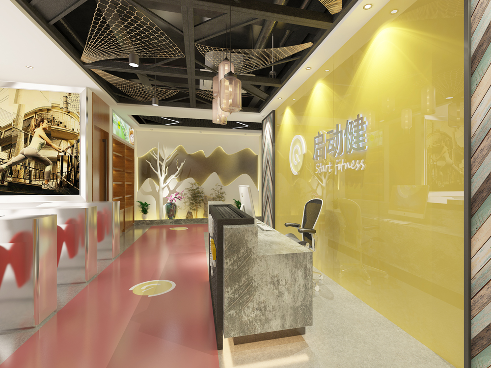 合肥蜀山区1800平方启动健健身馆装修设计(图1)