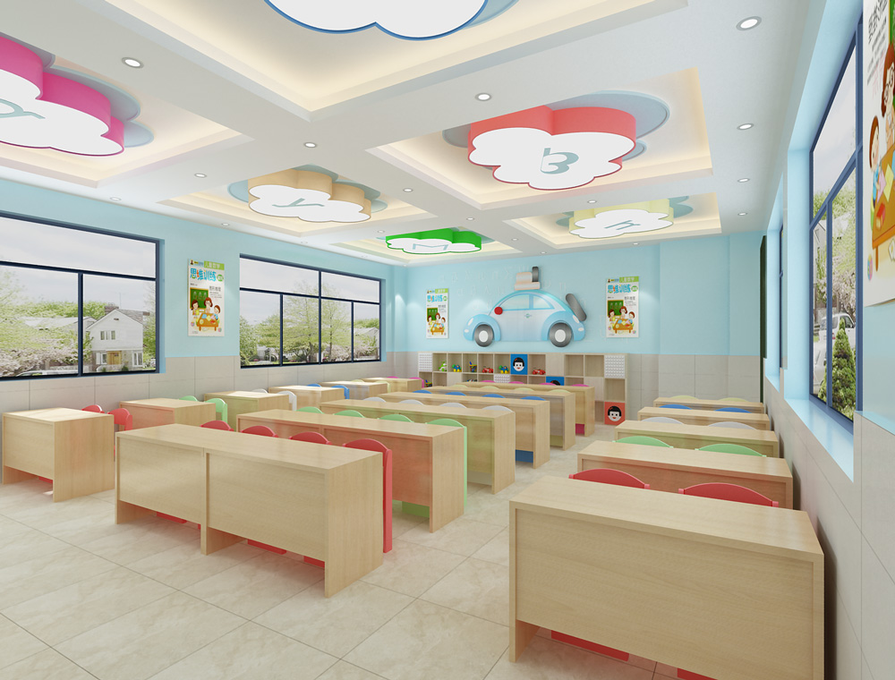 肥东2000平方幼儿园装修设计(图4)