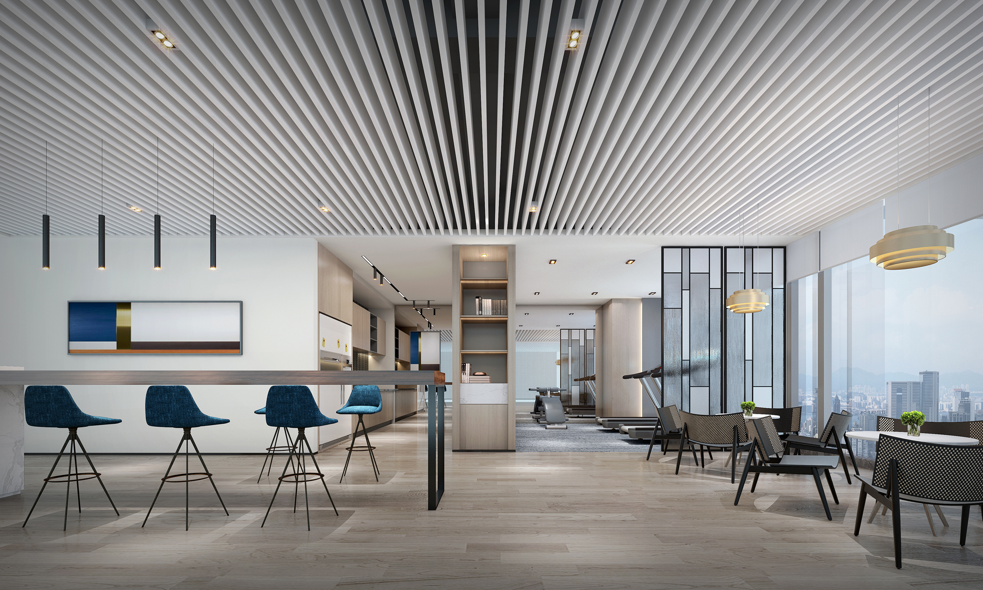 安徽半山装饰装修公司带你了解办公楼茶水间装修设计(图1)