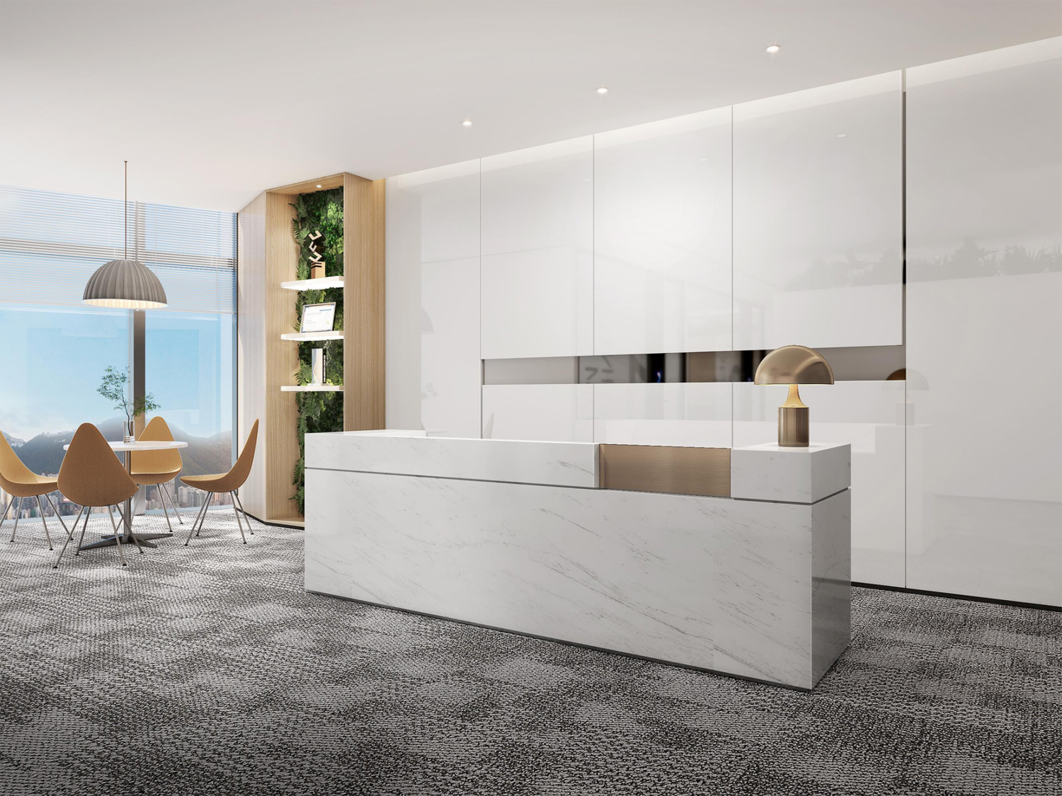 安徽合肥1000平方简约风办公室装修设计案例(图2)