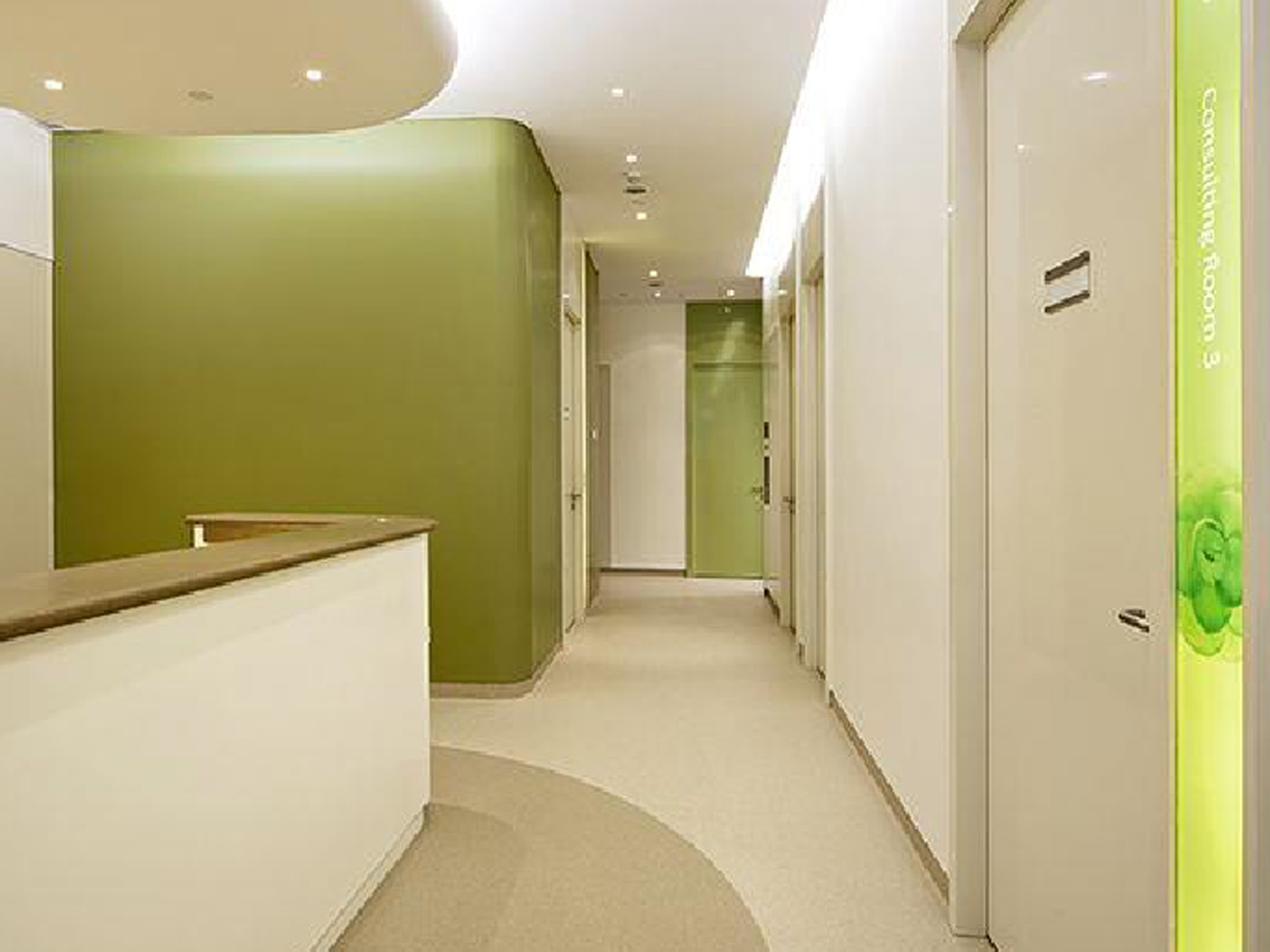 安庆1500平方心理咨询室办公室装修设计案例(图2)