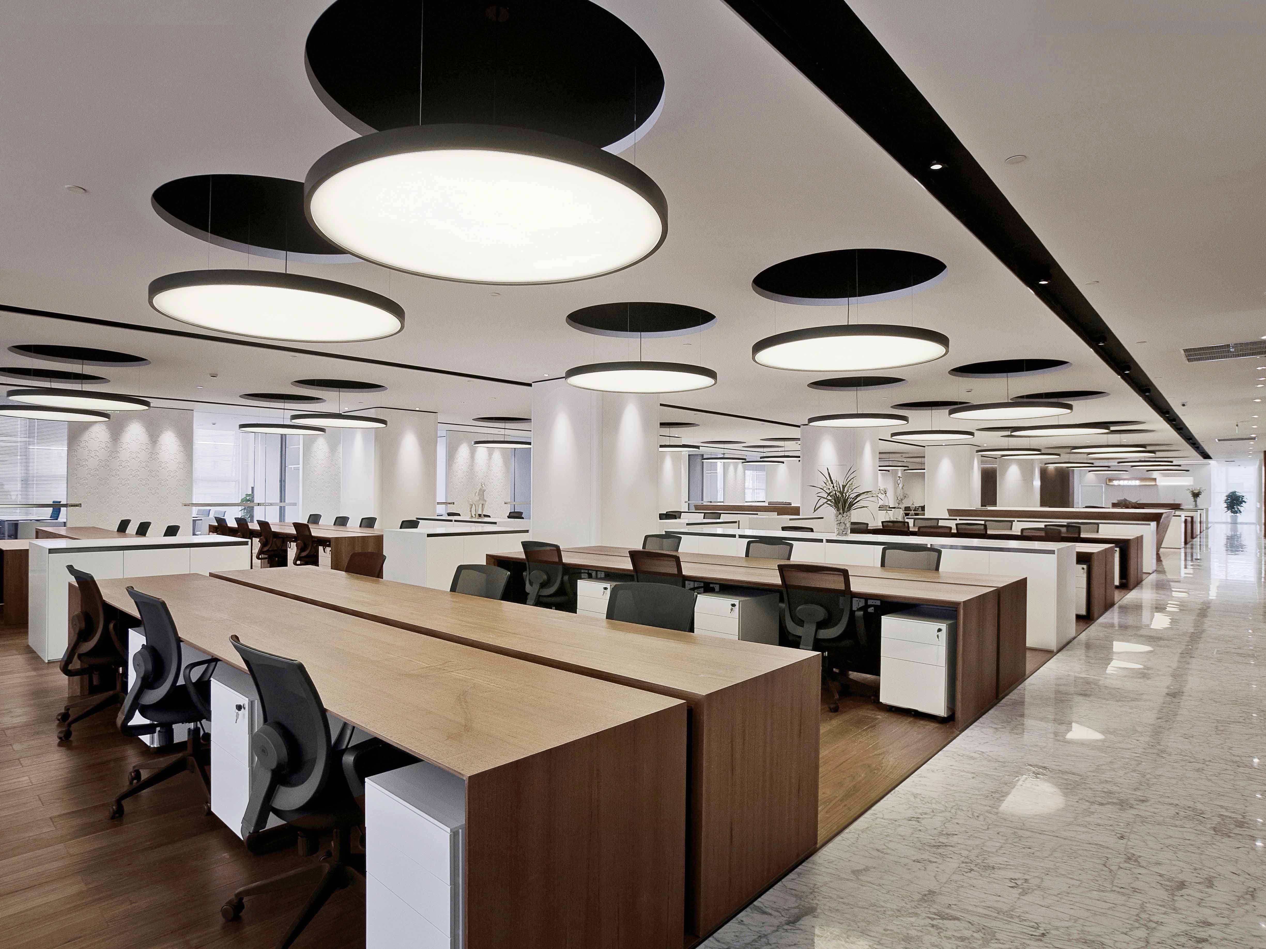 合肥2000㎡创意型办公室装修设计案例(图1)