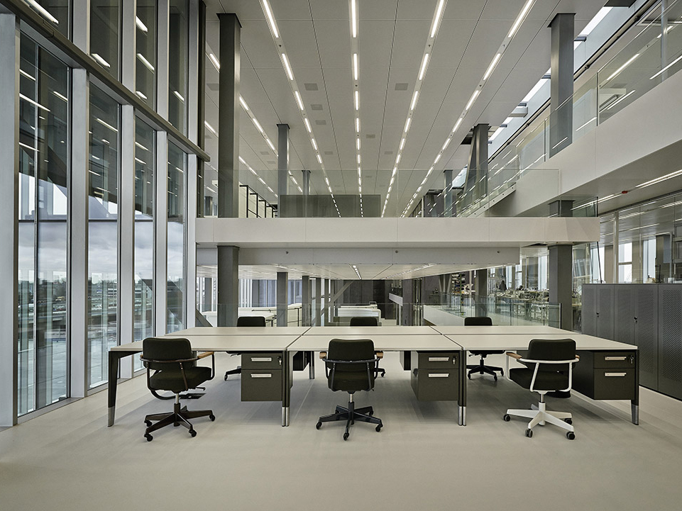 马鞍山2200平方简约办公室装修设计项目(图1)