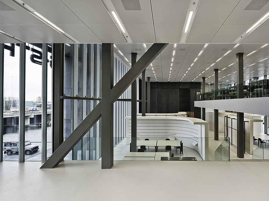 马鞍山2200平方简约办公室装修设计项目(图2)