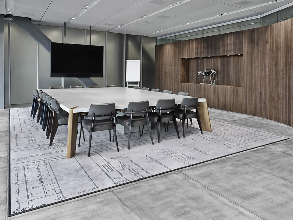 马鞍山2200平方简约办公室装修设计项目(图3)