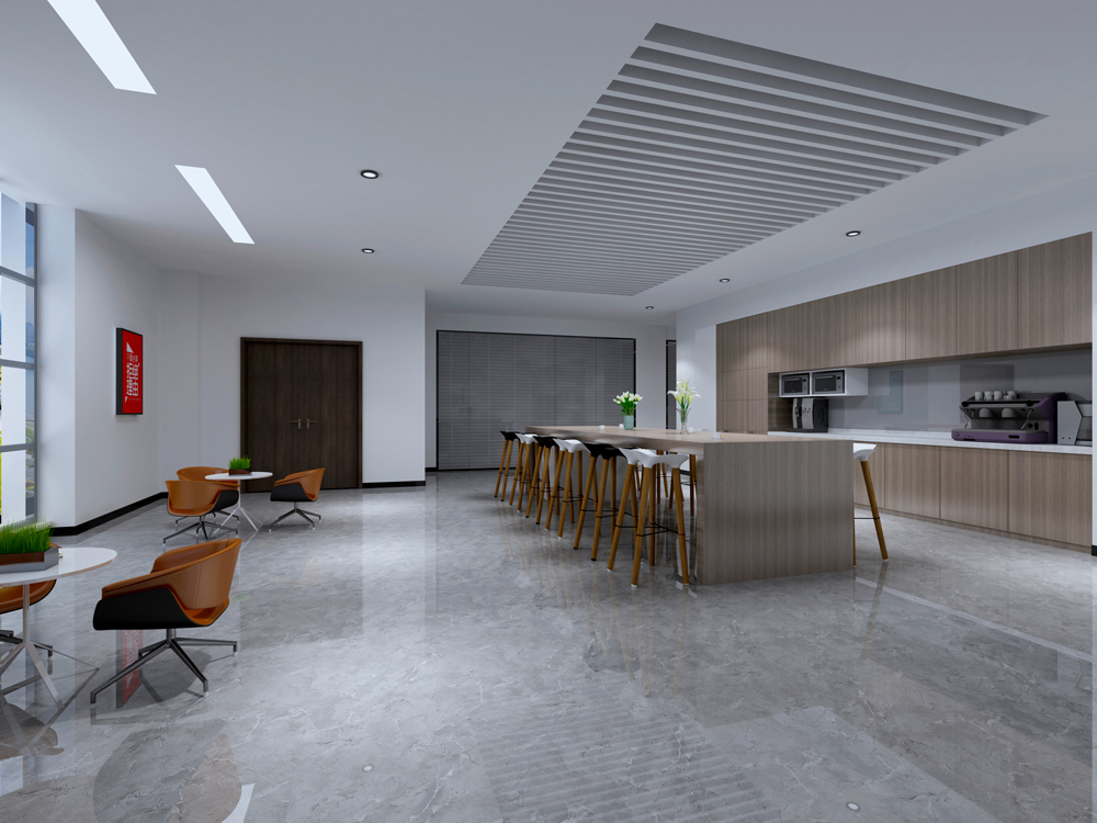 合肥简约风尚喜儿童用品有限公司1200平方办公室装修(图5)