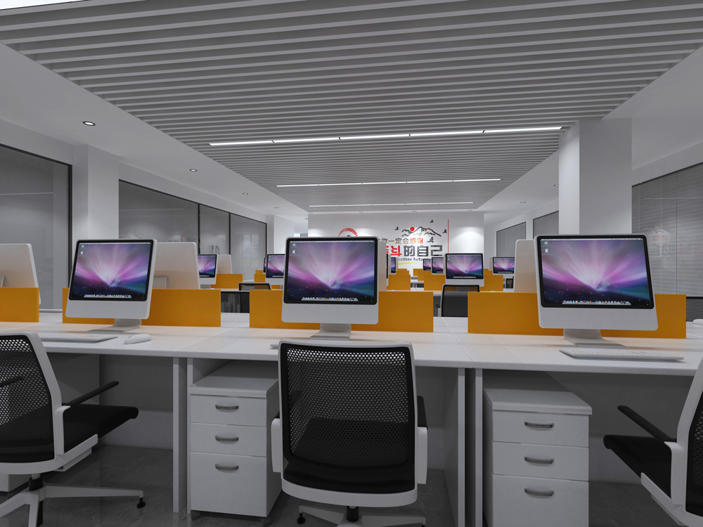 合肥简约风尚喜儿童用品有限公司1200平方办公室装修(图2)