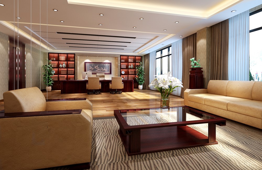 中天科技6500平分部办公楼装修设计(图4)