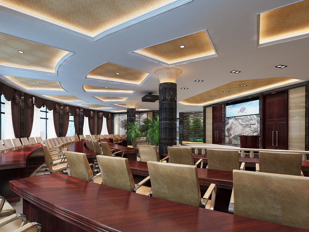 中天科技6500平分部办公楼装修设计(图2)