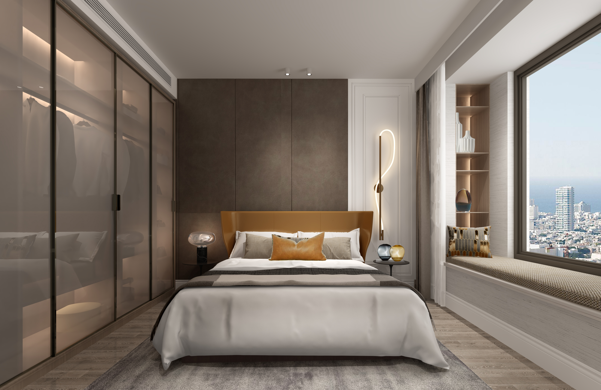 融创徐州星光大道售楼部及样板间装修设计案例(图10)