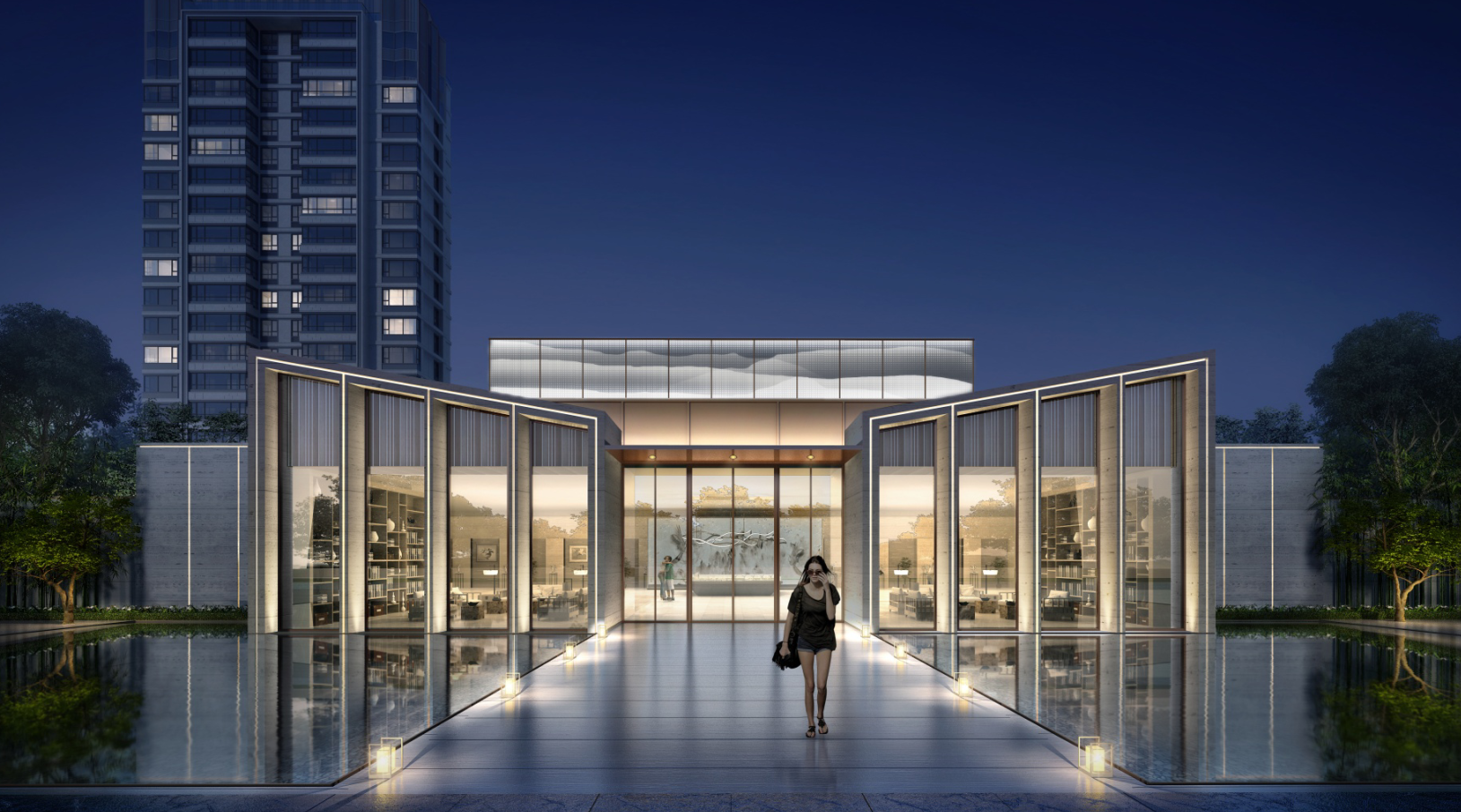 金茂地产徐州云龙湖金茂府售楼部(图7)