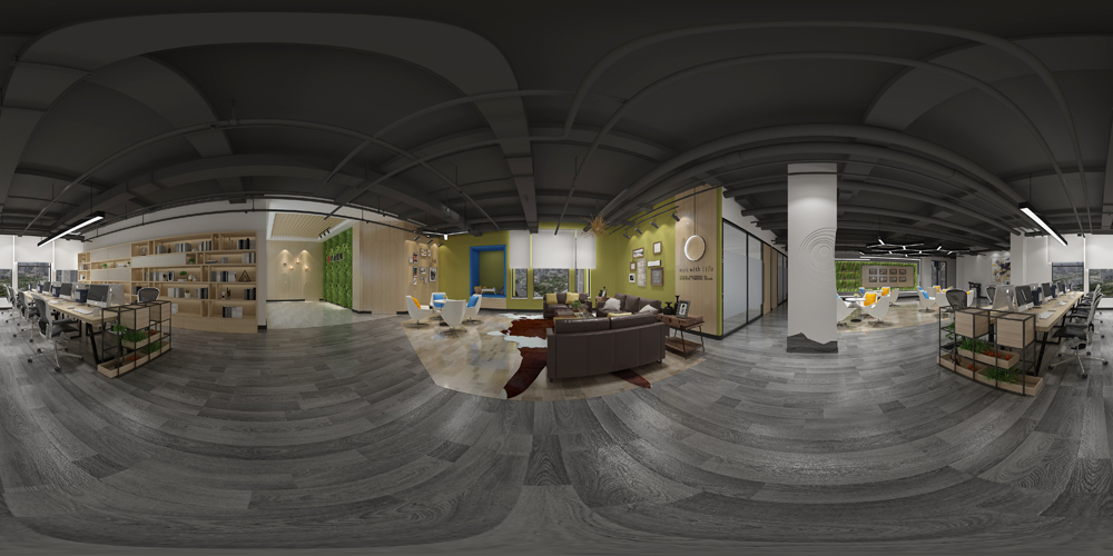 合肥瑶海区600平方工业风半山装饰办公室装修(图8)