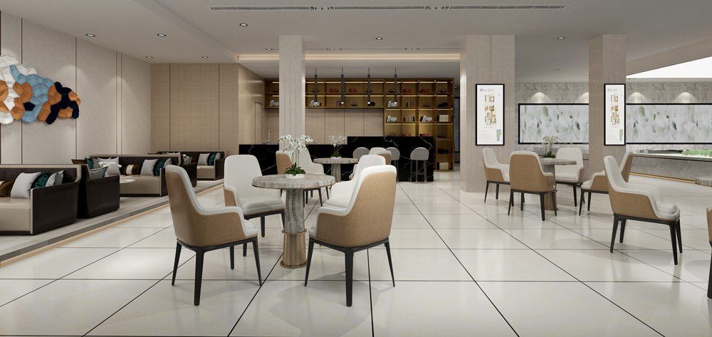 淮北华松.皖溪佳苑-售楼部装修改造工程(图5)