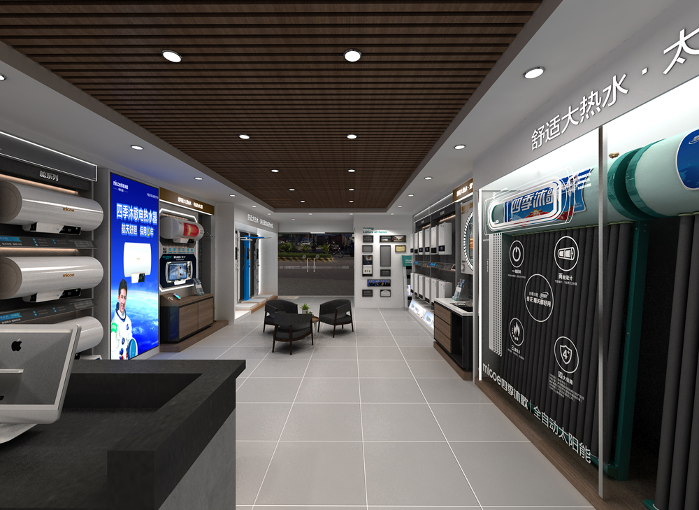 四季沐歌连锁店面展厅装修设计(图1)