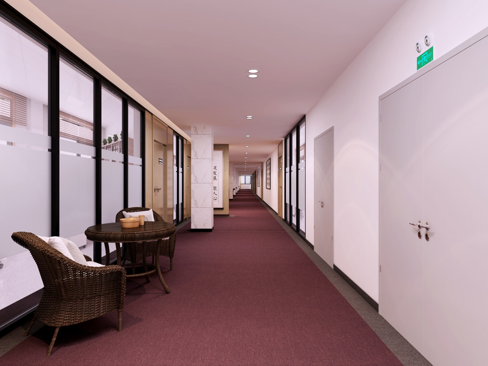 合肥5000平方华新智能停车设备办公楼装修设计项目(图7)